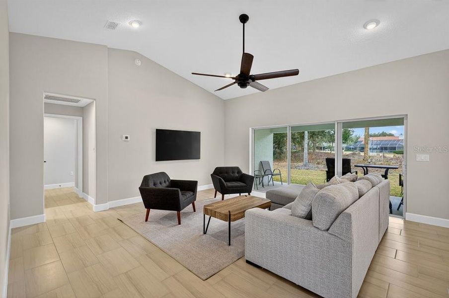Furnished interior view inside a new home in , Palm Coast (Image 28).