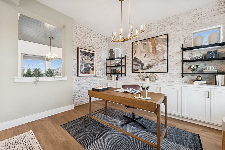 Furnished interior view inside a new home in Goodland – Garden Series, Grand Prairie (Image 6).