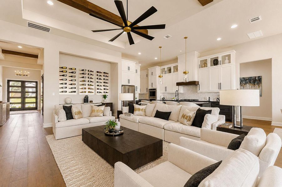 Furnished interior view inside a new home in , Dripping Springs (Image 15).