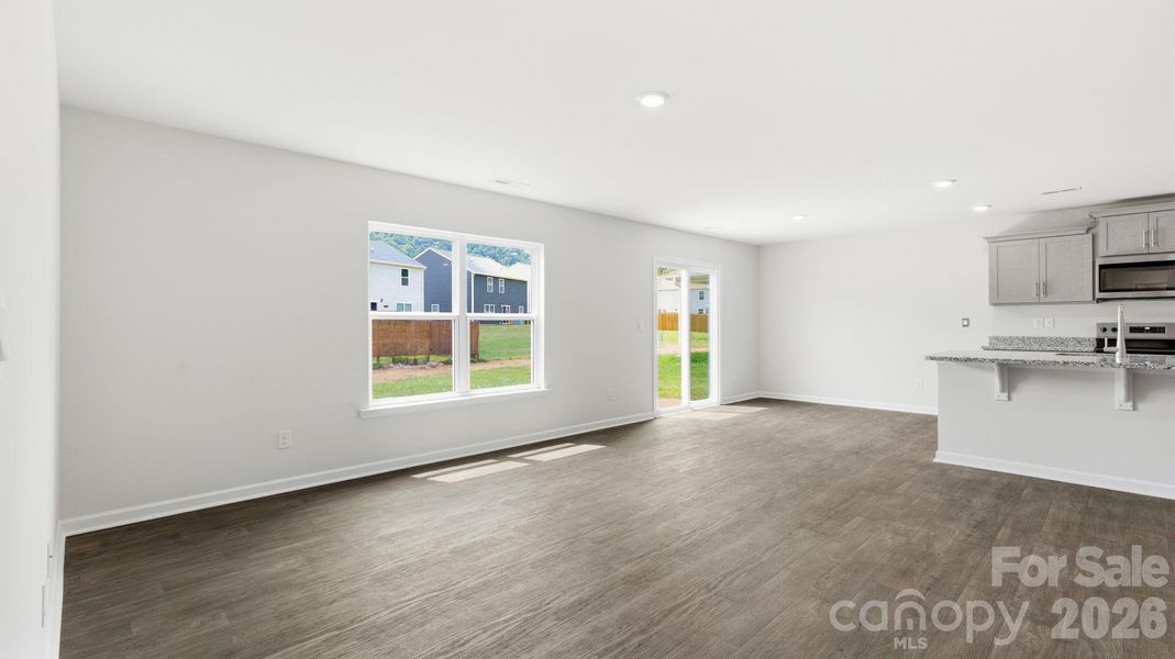 Spacious, unfurnished interior of a new home in Wildbrook Village, Waynesville (Image 14). Spacious, unfurnished interior of a new home in Wildbrook Village, Waynesville (Image 14).