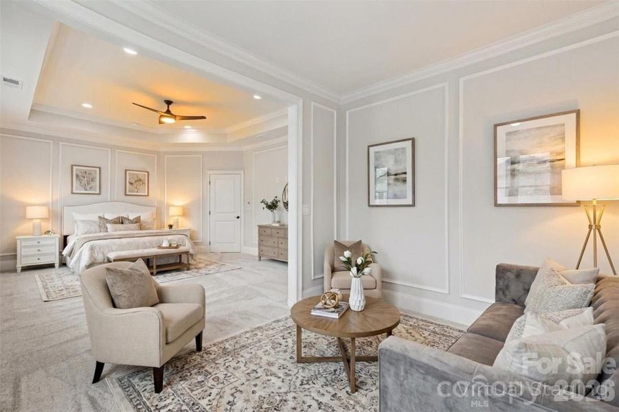 Furnished interior view inside a new home in , Concord (Image 18).