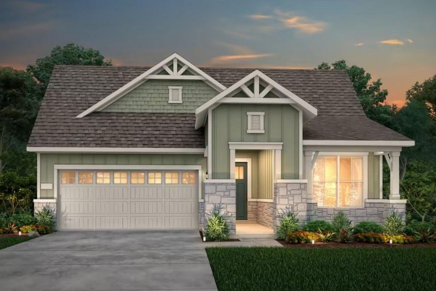 Del Webb Homes, Prestige HC202 elevation, rendering