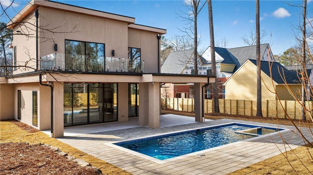 Exterior details and patio area of a home in , Alpharetta (Image 33).