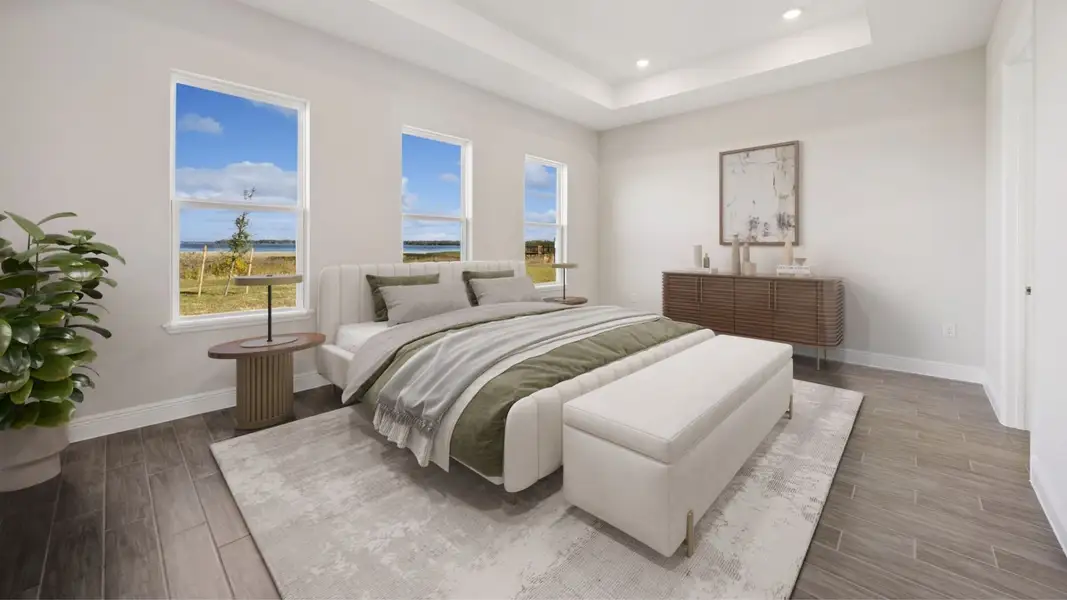 Furnished interior view inside a new home in Buena Lago, St. Cloud (Image 9).