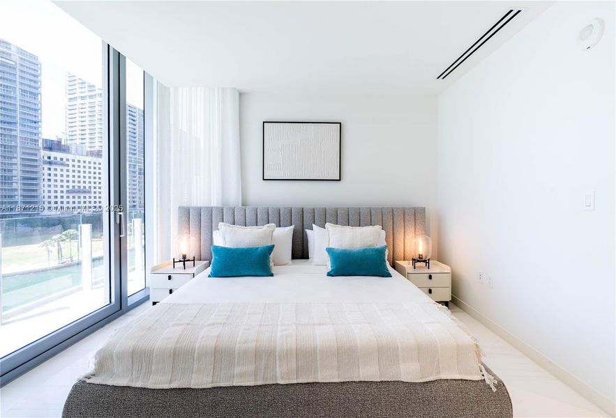 Furnished interior view inside a new home in , Miami (Image 18).