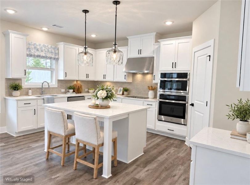 Furnished interior view inside a new home in , Hoschton (Image 15).