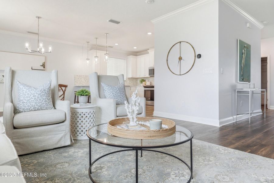 Furnished interior view inside a new home in , St. Augustine (Image 13).
