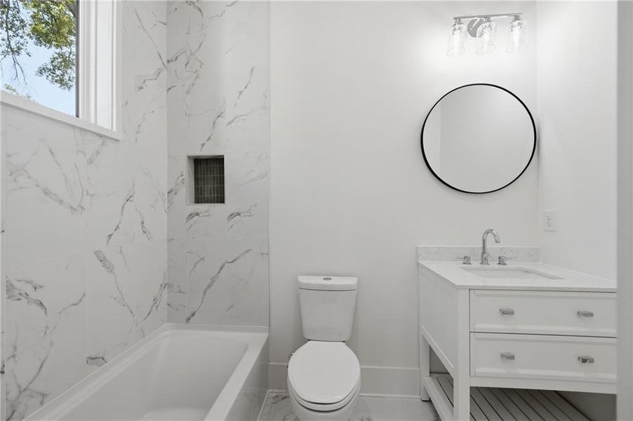 Furnished interior view inside a new home in , Atlanta (Image 37). Furnished interior view inside a new home in , Atlanta (Image 37).