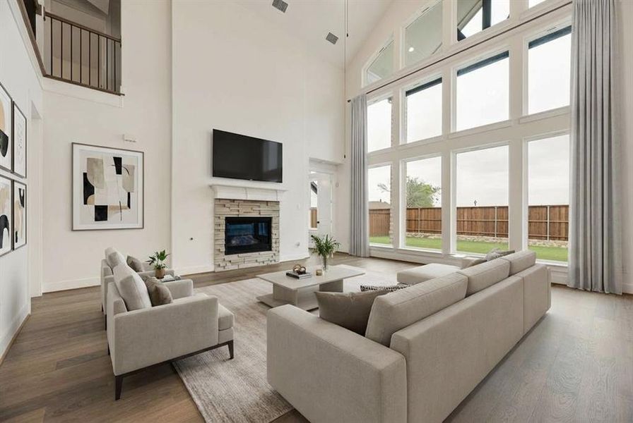 Furnished interior view inside a new home in Grand Estates of Anna, Anna (Image 5).