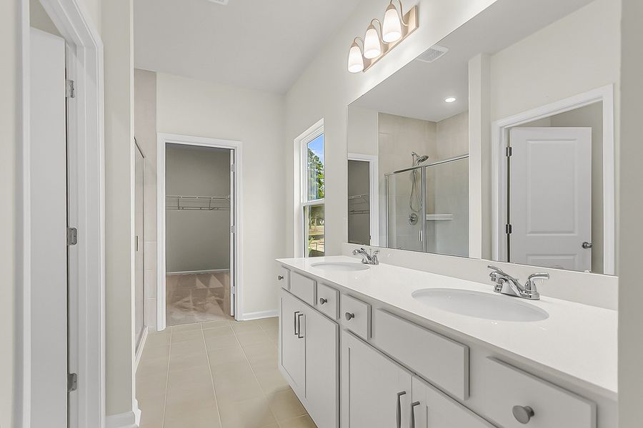 Furnished interior view inside a new home in Fairway Woods at Wyboo, Manning (Image 11).