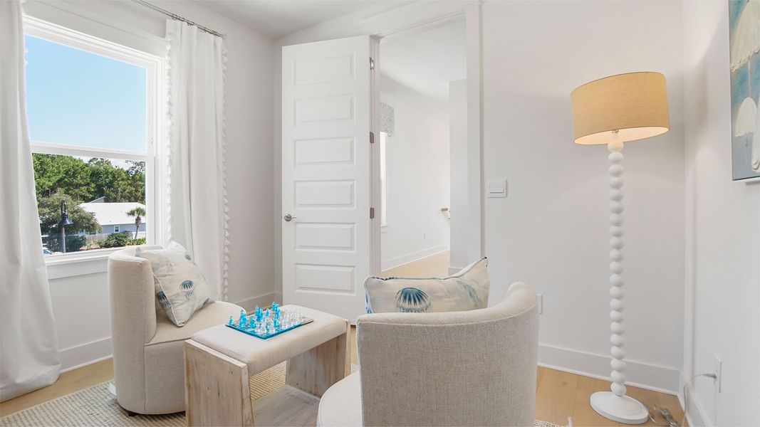 Representative furnished interior of a home built from the Brayden by D.R. Horton in Parkside, Santa Rosa Beach (Image 33).