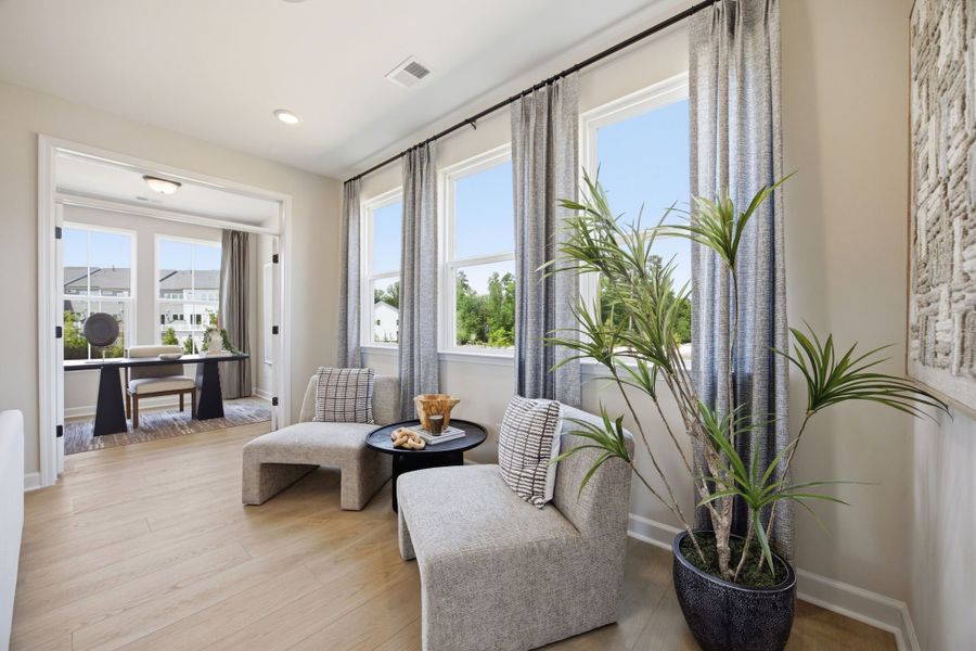 Representative furnished interior of a home built from the The Burke C by Davidson Homes LLC in Forestville Yard, Knightdale (Image 31).