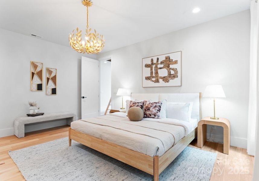 Furnished interior view inside a new home in , Charlotte (Image 4).