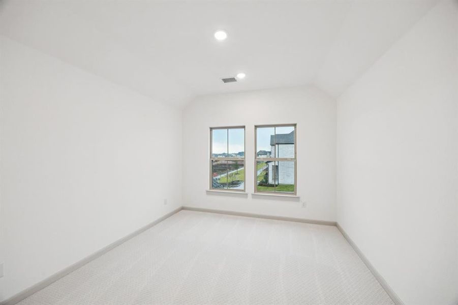 You'll find nicely sized secondary bedrooms in our Orleans floor plan.