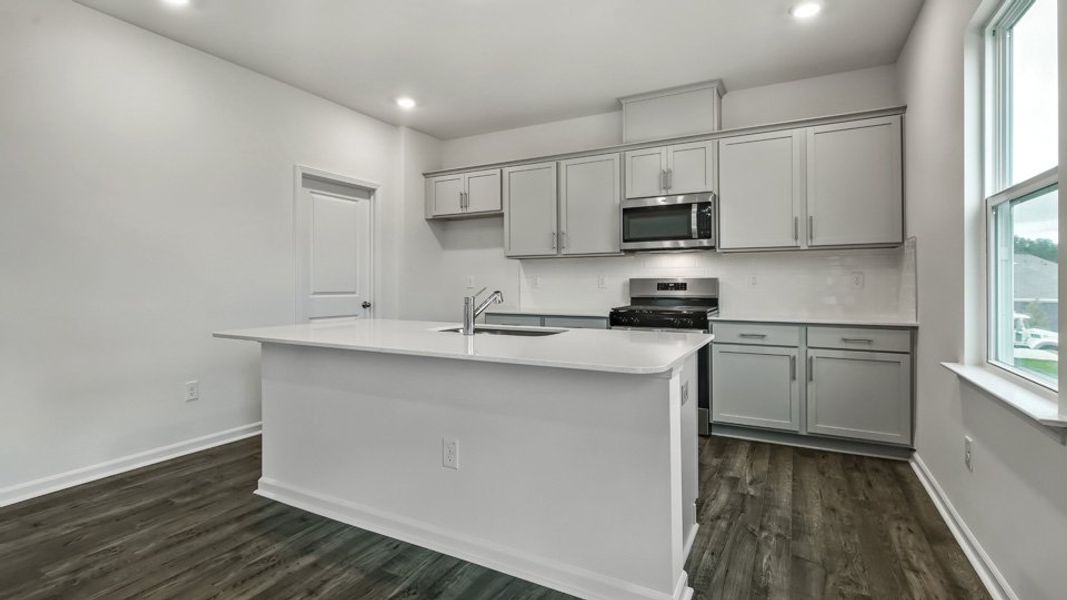Representative furnished interior of a home built from the GALEN by D.R. Horton in Bexford, Willow Spring (Image 8).