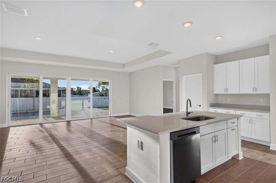 Furnished interior view inside a new home in Cape Coral, Cape Coral (Image 7). Furnished interior view inside a new home in Cape Coral, Cape Coral (Image 7).