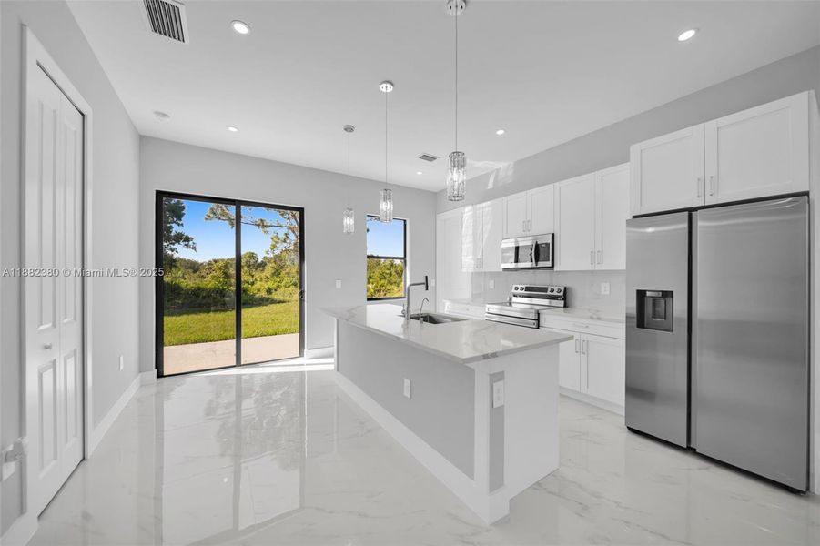 Furnished interior view inside a new home in , Lehigh Acres (Image 8).