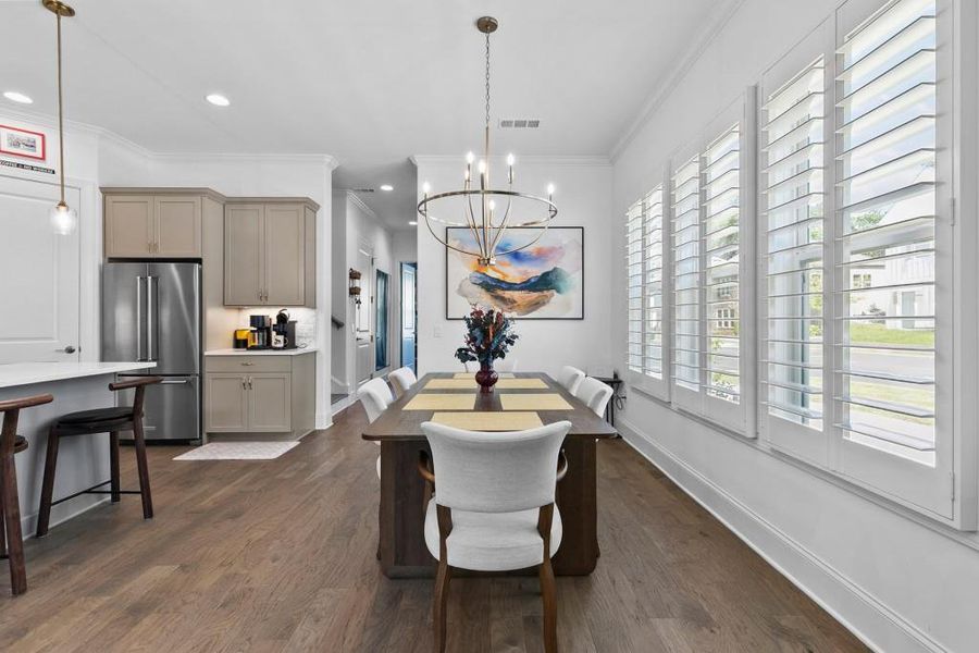 Furnished interior view inside a new home in , Woodstock (Image 11).