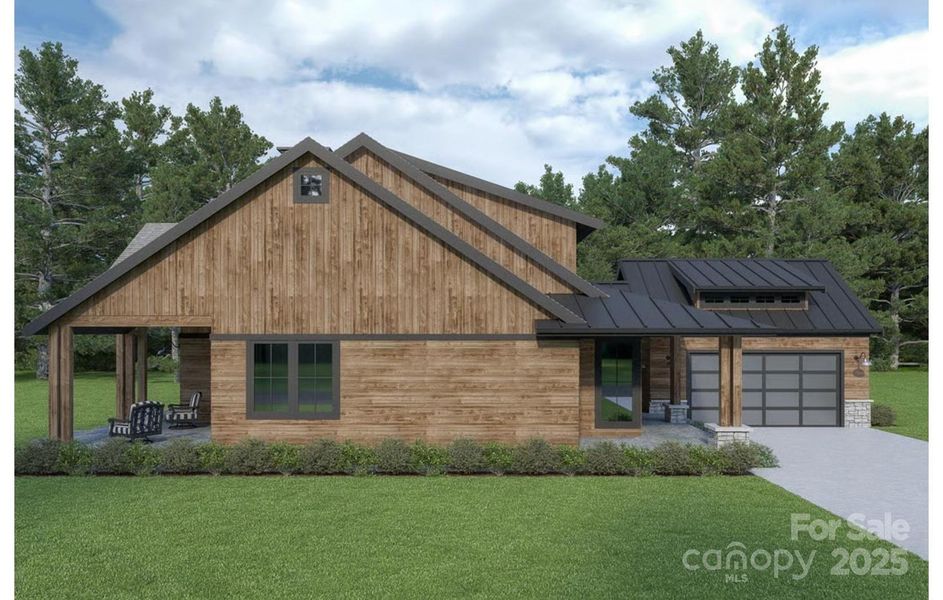 Front exterior of a new home in , Mill Spring, NC, highlighting curb appeal (Image 5). Front exterior of a new home in , Mill Spring, NC, highlighting curb appeal (Image 5).