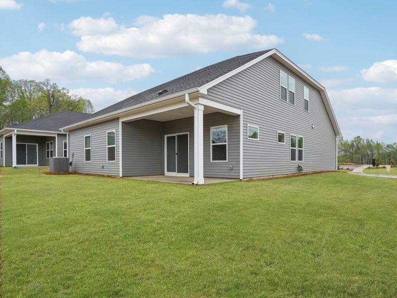 Enjoy a night under the stars on the Manchester's back patio.