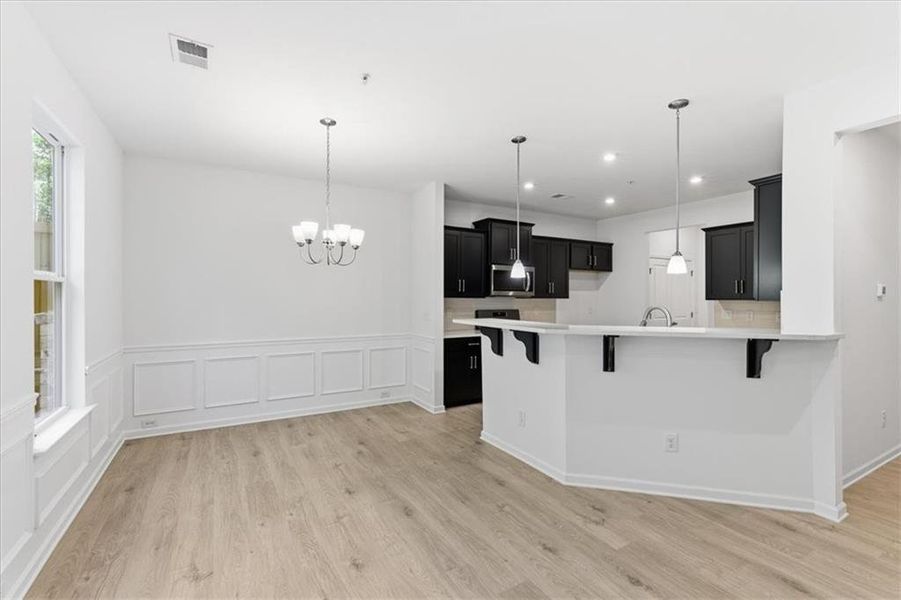 Furnished interior view inside a new home in Park View Reserve, Mableton (Image 10).