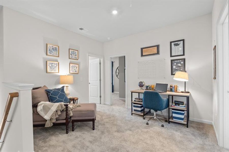 Furnished interior view inside a new home in Victoria Heights, Dallas (Image 22).