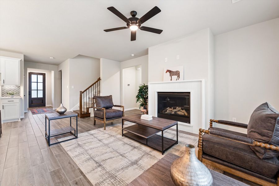 Furnished interior view inside a new home in Morningstar, Aledo (Image 15).