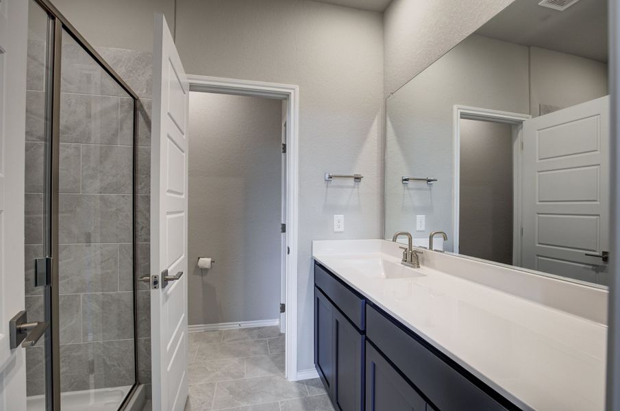 Representative furnished interior of a home built from the The Frio A by Davidson Homes LLC in Agave, San Antonio (Image 9).