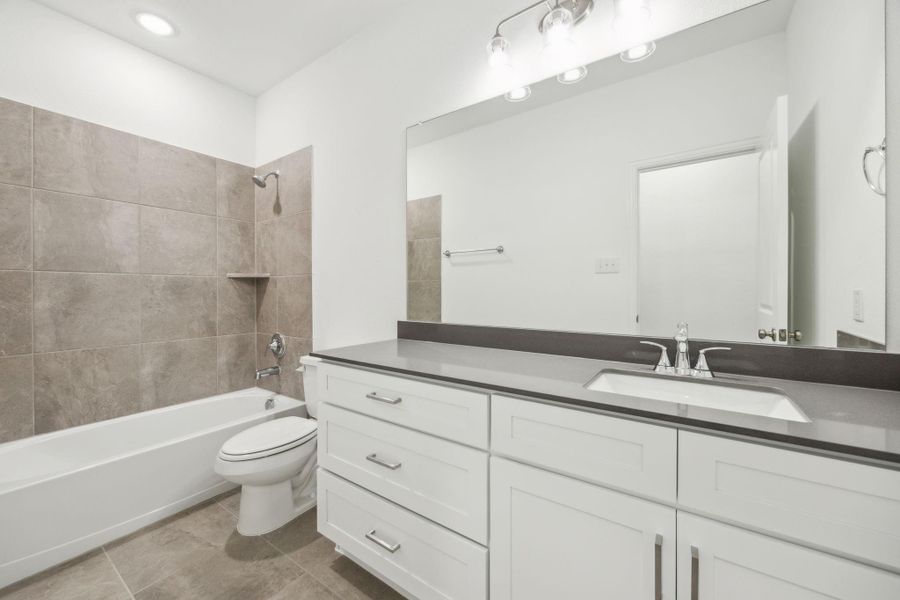 Furnished interior view inside a new home in Saint Tropez, Huffman (Image 10). Furnished interior view inside a new home in Saint Tropez, Huffman (Image 10).