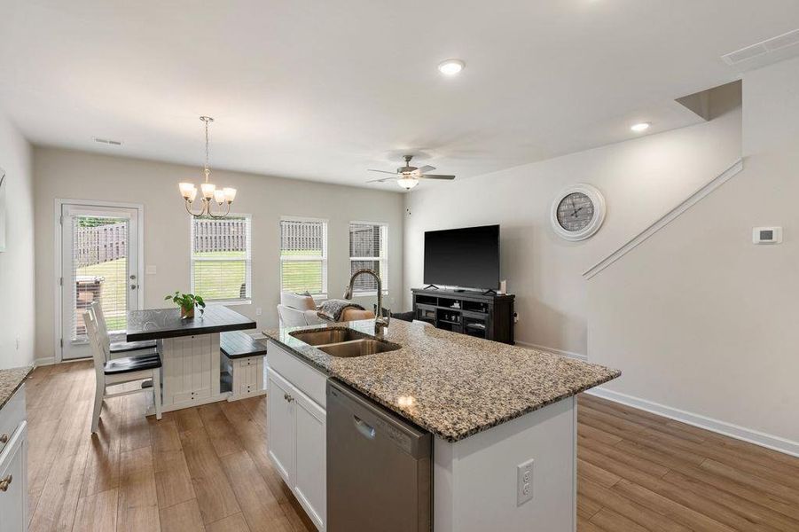 Furnished interior view inside a new home in , Hoschton (Image 33).