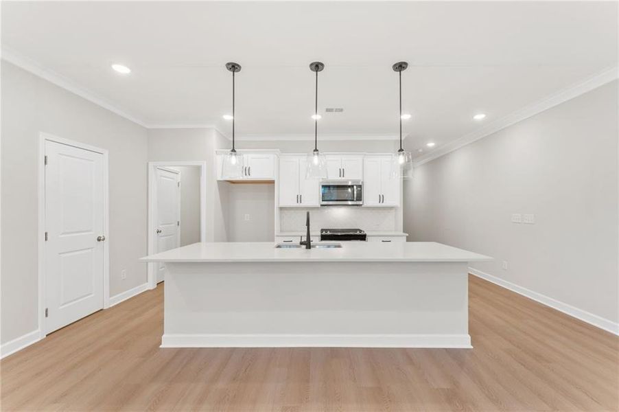 Furnished interior view inside a new home in Wildwood Place, Powder Springs (Image 5).