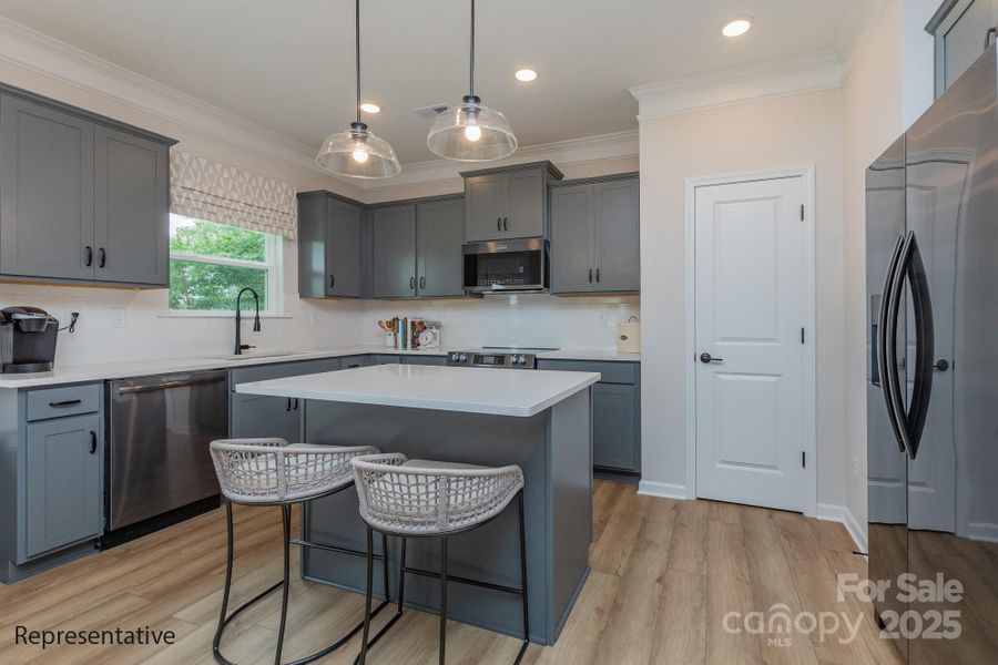 Furnished interior view inside a new home in Winecoff, Salisbury (Image 11).