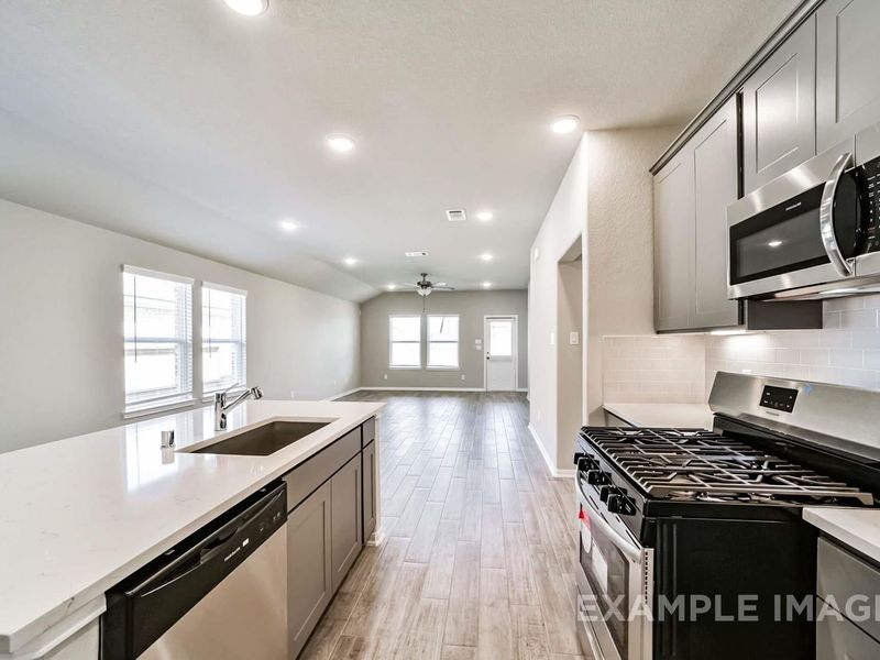 Furnished interior view inside a new home in Emberly, Beasley (Image 6).
