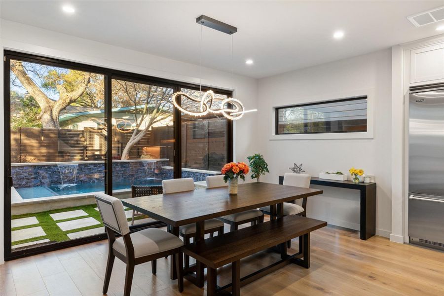 Furnished interior view inside a new home in , Austin (Image 8).