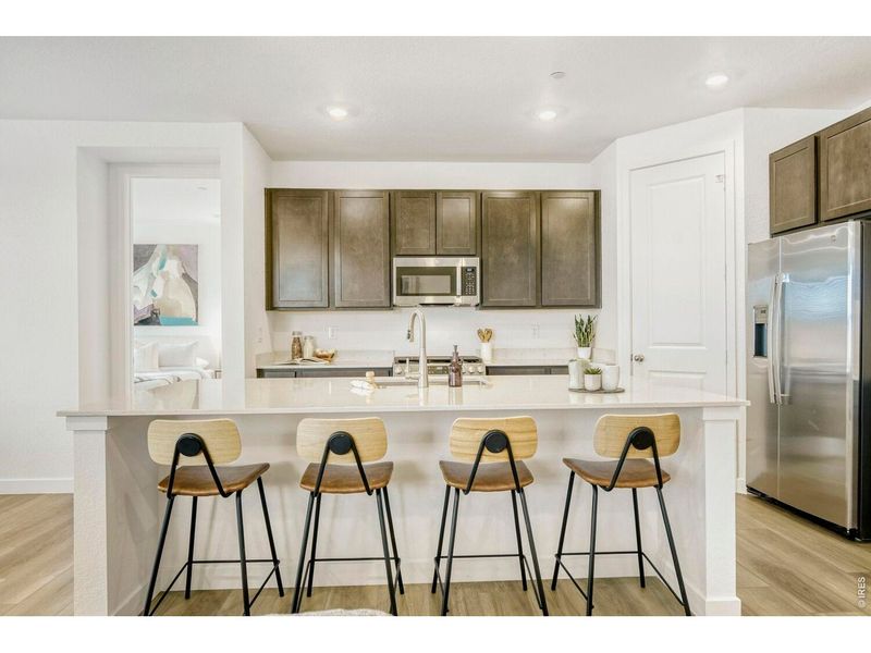 Furnished interior view inside a new home in Sunset Village, Erie (Image 9).