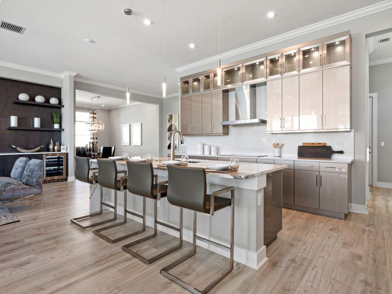 Furnished interior view inside a new home in PGA Village Verano, Port St. Lucie (Image 18).