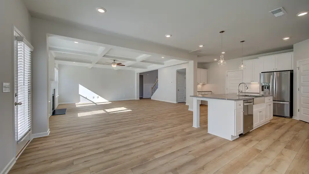 Furnished interior view inside a new home in Riverbend Overlook, Fayetteville (Image 27).