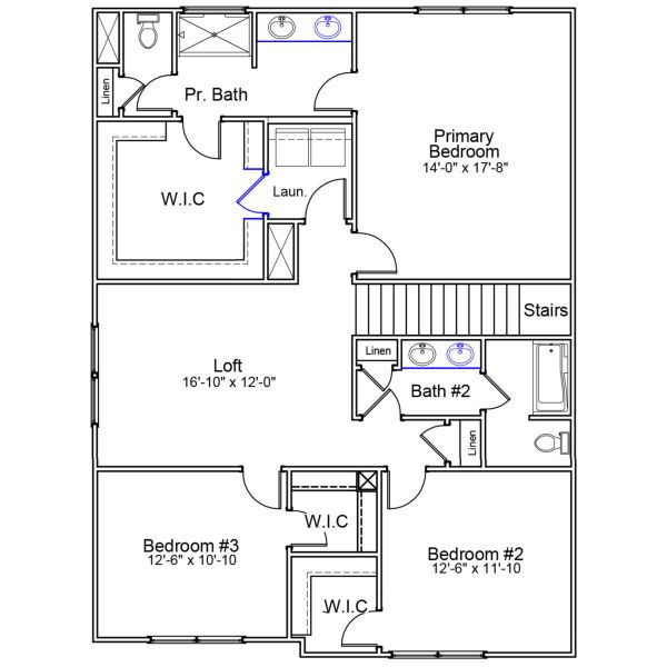 2D floor plan layout of this home in Mayfair Village, Spartanburg, SC (Image 4). 2D floor plan layout of this home in Mayfair Village, Spartanburg, SC (Image 4).