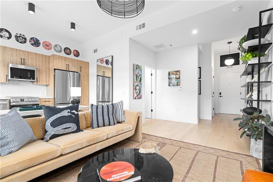 Furnished interior view inside a new home in , Atlanta (Image 15).