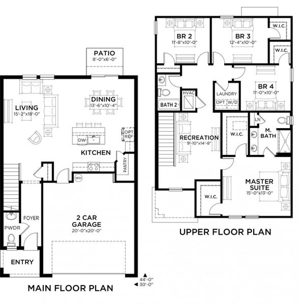 2D floor plan layout of this home in Crosswinds, Haines City, FL (Image 3). 2D floor plan layout of this home in Crosswinds, Haines City, FL (Image 3).
