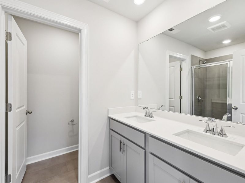 Furnished interior view inside a new home in Galloway Ridge, Charlotte (Image 5).