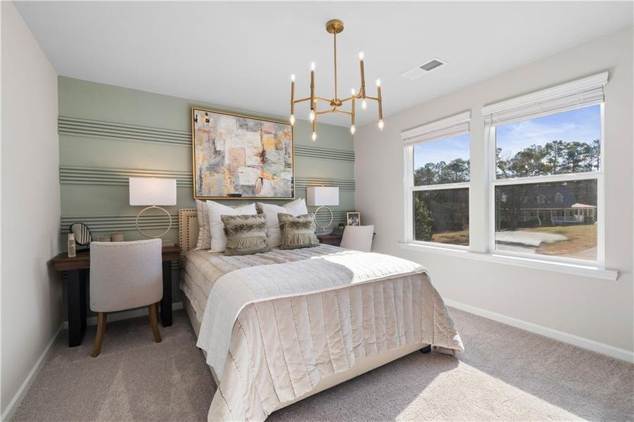 Furnished interior view inside a new home in Abbotts Crossing, Conyers (Image 20).