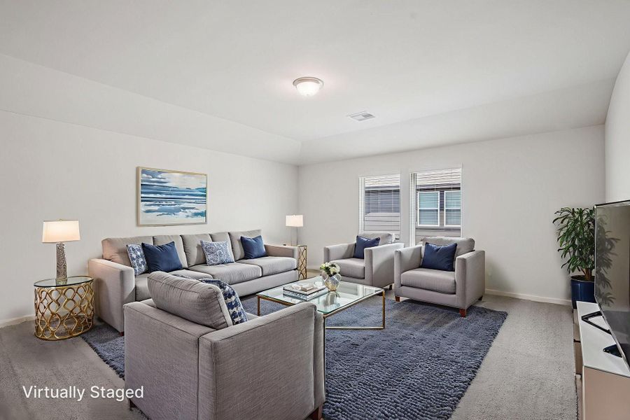 Furnished interior view inside a new home in Kingdom Heights, Rosenberg (Image 17).