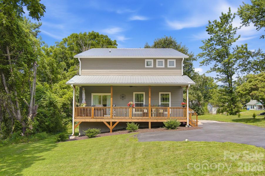 Exterior details and patio area of a home in , Canton (Image 21).