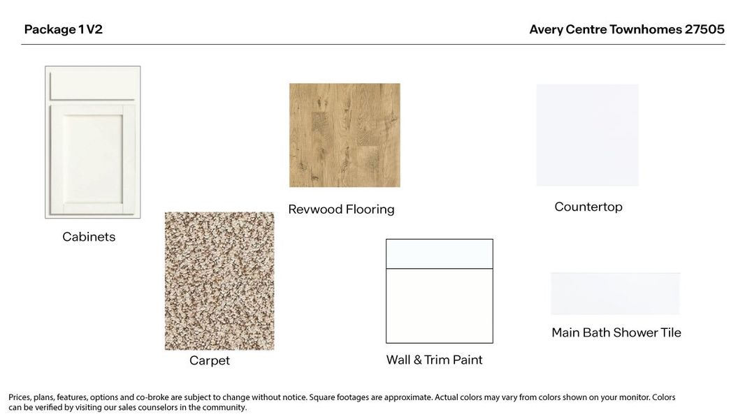 Sample of building materials used in homes in Avery Centre, Round Rock (Image 37).