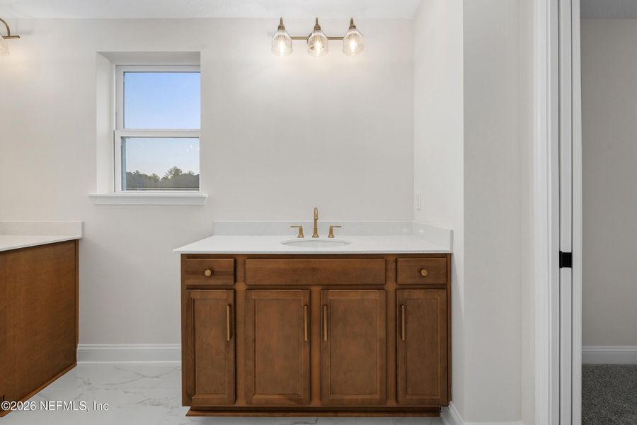 Furnished interior view inside a new home in Crosswinds at Nocatee, Ponte Vedra (Image 9).