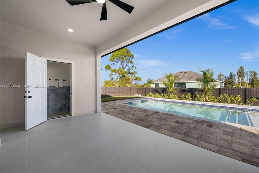 Exterior details and patio area of a home in , Cape Coral (Image 4).