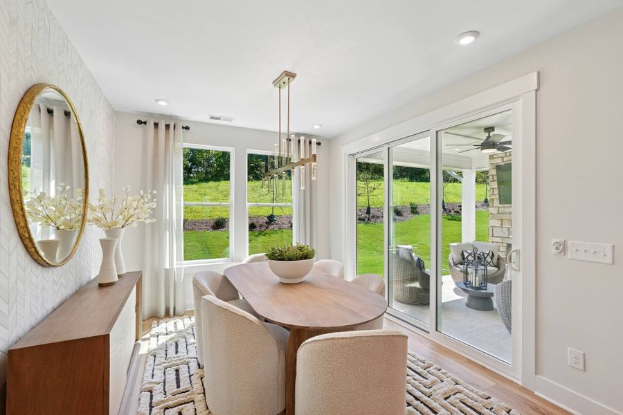 Representative furnished interior of a home built from the Sandy Lane by Tri Pointe Homes in The Pines Collection at Serenity, Fuquay Varina (Image 15).
