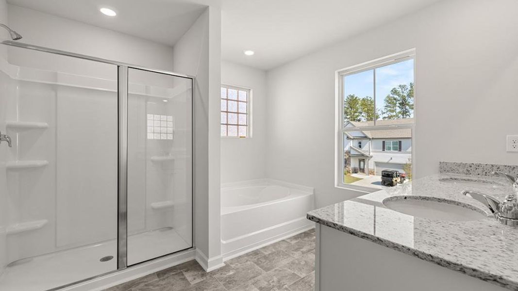 Furnished interior view inside a new home in Parkside at Carter Grove, Cartersville (Image 7).