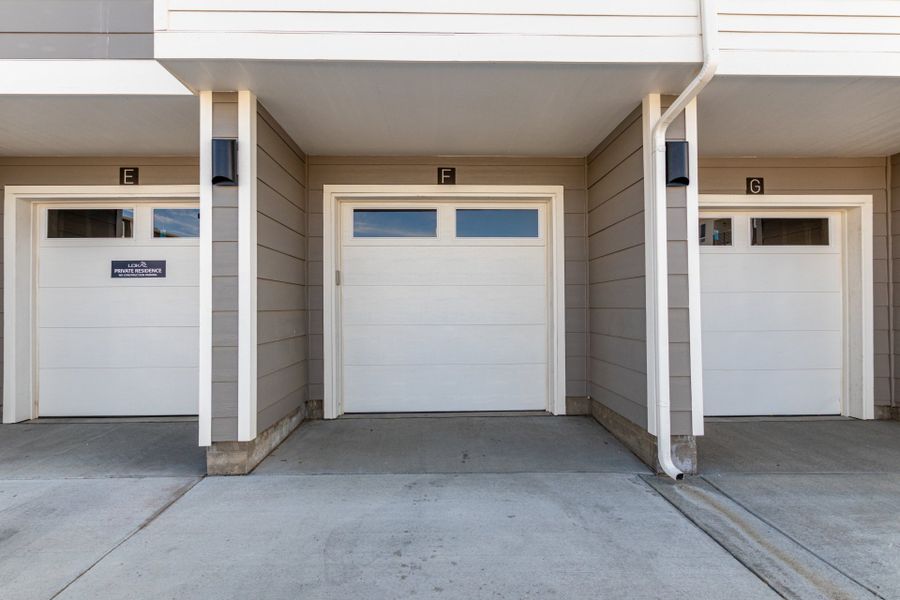 Exterior details and patio area of a home in Gateway Commons, Denver (Image 23). Exterior details and patio area of a home in Gateway Commons, Denver (Image 23).